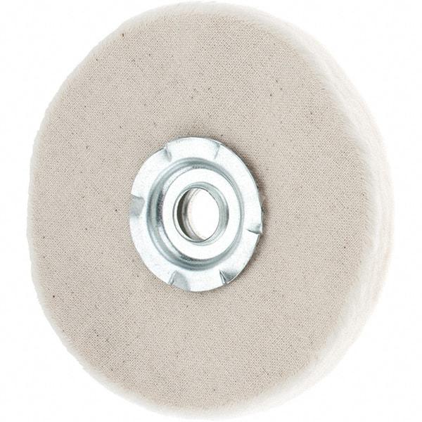 Value Collection - 4" Diam x 1/4" Thick Unmounted Buffing Wheel - 20 Ply, Polishing, 1" Arbor Hole, Soft Density - A1 Tooling