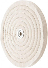 Value Collection - 10" Diam x 3/4" Thick Unmounted Buffing Wheel - 60 Ply, Polishing, 1" Arbor Hole, Medium Density - A1 Tooling