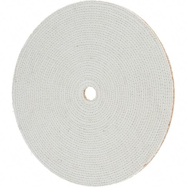 Value Collection - 16" Diam x 1/4" Thick Unmounted Buffing Wheel - 20 Ply, Polishing, 1-1/4" Arbor Hole, Hard Density - A1 Tooling