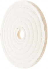 Value Collection - 7" Diam x 1/2" Thick Unmounted Buffing Wheel - 50 Ply, Polishing, 1" Arbor Hole, Hard Density - A1 Tooling