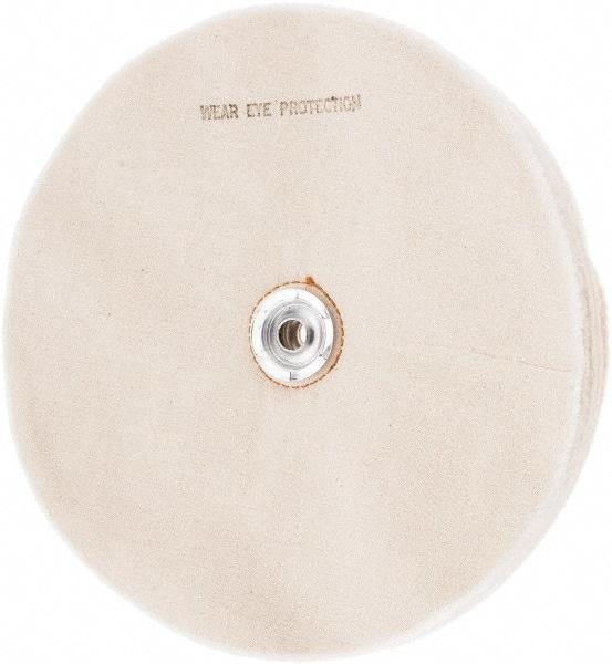 Value Collection - 10" Diam x 1/2" Thick Unmounted Buffing Wheel - 50 Ply, Polishing, 1" Arbor Hole, Soft Density - A1 Tooling