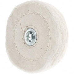 Value Collection - 3" Diam x 1/2" Thick, Soft Mounted Polishing Wheel - 50 Ply - A1 Tooling