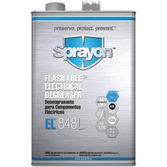 Sprayon - 1 Gallon Can Electrical Grade Cleaner/Degreaser - 37,000 Volt Dielectric Strength, Nonflammable, Food Grade, Plastic Safe - A1 Tooling