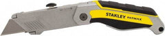 Stanley - Fixed Folding Utility Knife - 2-3/8" Blade, Bi-Material Handle Handle, 1 Blade Included - A1 Tooling