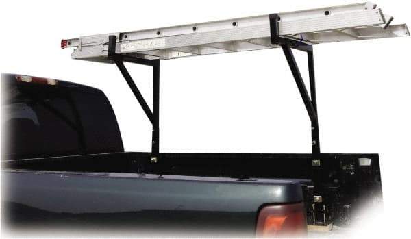 Erickson Manufacturing - Steel Ladder Rack - 34" Wide, Black, For Use with Any Truck - A1 Tooling