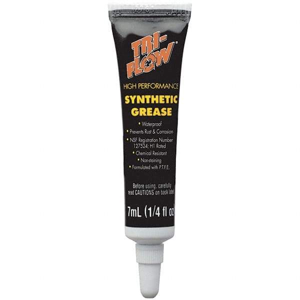 Tri-Flow - 0.25 oz Tube Synthetic High Temperature Grease - Translucent White, Extreme Pressure, Food Grade & High Temperature, 400°F Max Temp, NLGIG 2, - A1 Tooling