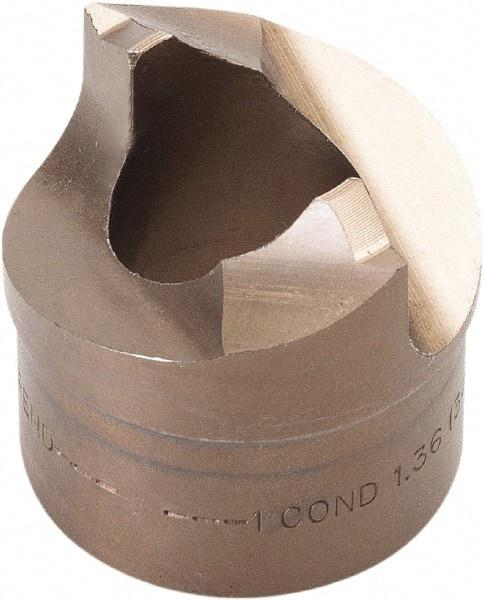 Greenlee - 1" Conduit Round Punch - 1.36" Hole Diam - A1 Tooling