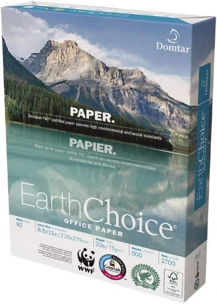 Domtar - 8-1/2" x 11" White Copy Paper - Use with Laser Printers, Copiers, Inkjet Printers - A1 Tooling