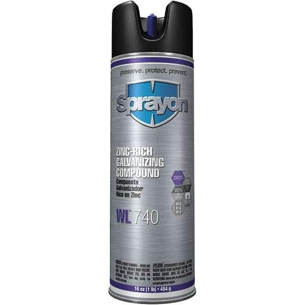 Sprayon - 14 oz Zinc Cold Galvanizing Compound - Comes in Aerosol - A1 Tooling