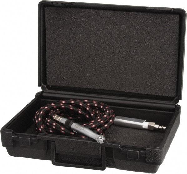 Universal Tool - 13,500 BPM, 90 psi, 3/16 NPT Inlet, Air Engraving Pen Kit - 48" Long Hose, 6.2 bar Air Pressure, Includes Air Hose and Filter Connection; Flat; Round and Chisel Blanks; Stylus Kit - A1 Tooling