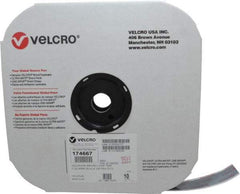 VELCRO Brand - 1" Wide x 10 Yd Long Adhesive Backed Loop Roll - Continuous Roll, Black - A1 Tooling