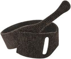 VELCRO Brand - 10 Piece 1" Wide x 8" Piece Length, Self Fastening Tie/Strap Hook & Loop Strap - Perforated/Pieces Roll, Black - A1 Tooling