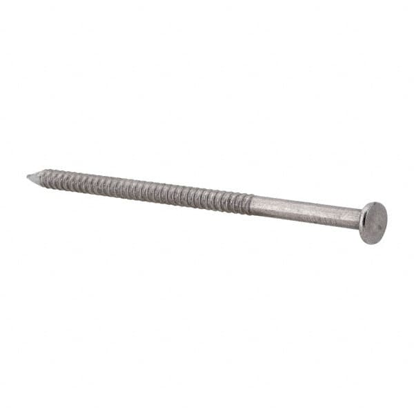 Made in USA - 16D, 8 Gauge, 3-1/2" OAL Common Nails - Ring Shank, 18-8 Stainless Steel - A1 Tooling