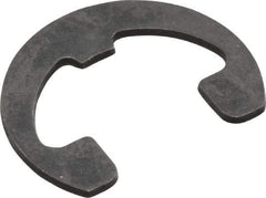 Rotor Clip - 7/16" Groove Diam, 9/16" Shaft Diam, Phosphate Steel, Reinforced E Style External Retaining Rings - 0.046" Groove Width, 0.062" Groove Depth, 0.042" Ring Thickness, Grade 1060-1090 - A1 Tooling