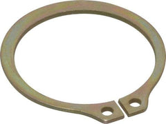 Rotor Clip - 1.118" Groove Diam, 1-3/16" Shaft Diam, Zinc Yellow Dichromate Steel, Snap External Retaining Rings - 0.056" Groove Width, 0.035" Groove Depth, 0.05" Ring Thickness, Grade 1060-1090 - A1 Tooling