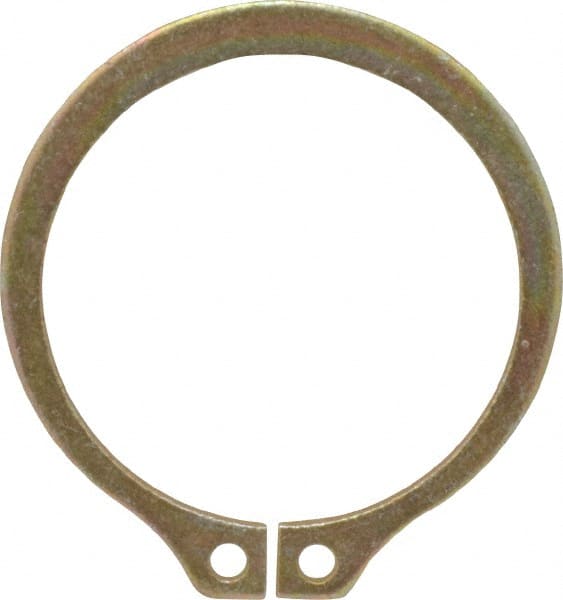 Rotor Clip - 25/32" Shaft Diam, 0.733" Groove Diam, Spring Steel External SH Style Retaining Ring - A1 Tooling