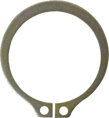 Rotor Clip - 1.529" Groove Diam, 1-5/8" Shaft Diam, Zinc Yellow Dichromate Steel, Snap External Retaining Rings - 0.068" Groove Width, 0.048" Groove Depth, 0.062" Ring Thickness, Grade 1060-1090 - A1 Tooling