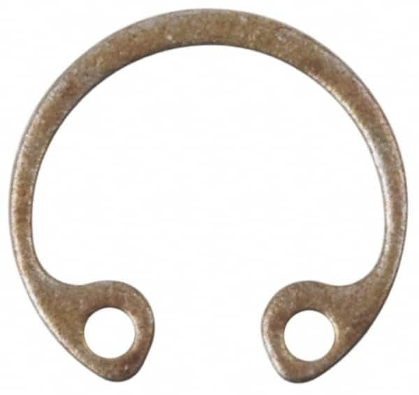 Rotor Clip - 0.035" Thick, Phosphate Finish, Steel Snap Internal Retaining Ring - 0.039" Groove Width, 0.02" Groove Depth, 0.665" Groove Diam, Grade 1060-1090 - A1 Tooling