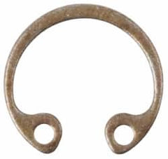 Rotor Clip - 11/16" Nominal, 0.035" Thick, Phosphate Finish, Spring Steel Snap Internal Retaining Ring - 0.039" Groove Width, 0.0222" Groove Depth, 0.732" Groove Diam, Grade 1060-1090 - A1 Tooling