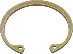 Rotor Clip - 0.062" Thick, Zinc Yellow Dichromate Finish, Steel Snap Internal Retaining Ring - 0.068" Groove Width, 0.05" Groove Depth, 1.725" Groove Diam, Grade 1060-1090 - A1 Tooling