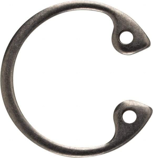 Rotor Clip - 0.035" Thick, Stainless Steel Snap Internal Retaining Ring - 0.039" Groove Width, 0.017" Groove Depth, 0.596" Groove Diam, Grade 15-7 Grade 632 - A1 Tooling