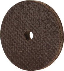 Cratex - 1" Diam x 1/8" Hole x 1/8" Thick, 54 Grit Surface Grinding Wheel - Aluminum Oxide, Type 1, Coarse Grade, 54,240 Max RPM, No Recess - A1 Tooling