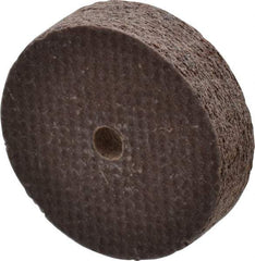 Cratex - 1" Diam x 1/8" Hole x 1/4" Thick, 54 Grit Surface Grinding Wheel - Aluminum Oxide, Type 1, Coarse Grade, 54,240 Max RPM, No Recess - A1 Tooling