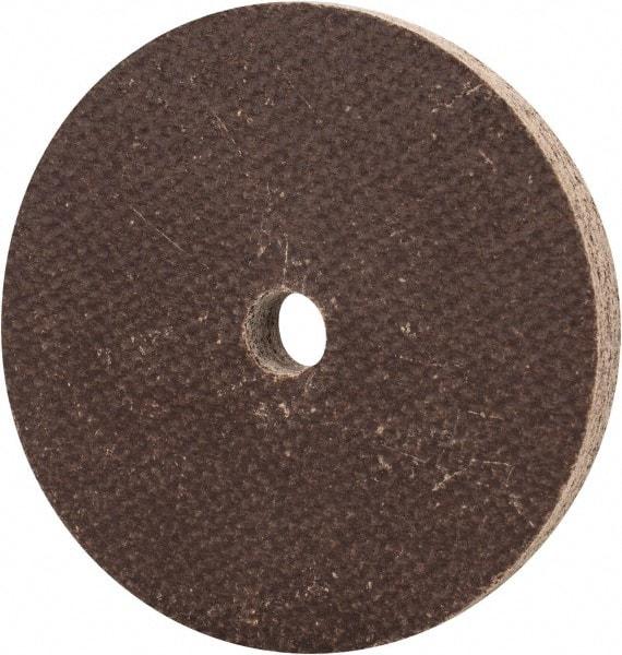 Cratex - 2" Diam x 1/4" Hole x 1/4" Thick, 54 Grit Surface Grinding Wheel - Aluminum Oxide, Type 1, Coarse Grade, 27,120 Max RPM, No Recess - A1 Tooling