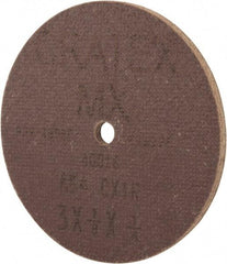 Cratex - 3" Diam x 1/4" Hole x 1/8" Thick, 54 Grit Surface Grinding Wheel - Aluminum Oxide, Type 1, Coarse Grade, 18,080 Max RPM, No Recess - A1 Tooling