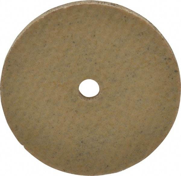 Cratex - 1" Diam x 1/8" Hole x 1/16" Thick, 80 Grit Surface Grinding Wheel - Aluminum Oxide, Type 1, Medium Grade, 36,290 Max RPM, No Recess - A1 Tooling