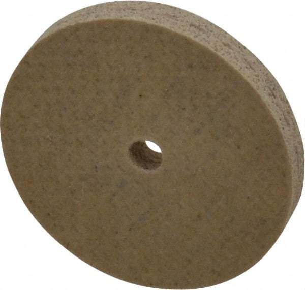 Cratex - 1" Diam x 1/8" Hole x 1/8" Thick, 80 Grit Surface Grinding Wheel - Aluminum Oxide, Type 1, Medium Grade, 36,290 Max RPM, No Recess - A1 Tooling