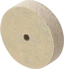 Cratex - 1" Diam x 1/8" Hole x 1/4" Thick, 80 Grit Surface Grinding Wheel - Aluminum Oxide, Type 1, Medium Grade, 36,290 Max RPM, No Recess - A1 Tooling