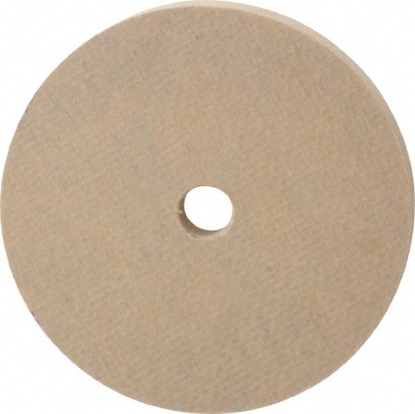 Cratex - 2" Diam x 1/4" Hole x 1/4" Thick, 120 Grit Surface Grinding Wheel - Aluminum Oxide, Type 1, Fine Grade, 18,145 Max RPM, No Recess - A1 Tooling