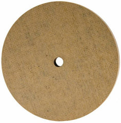 Cratex - 3" Diam x 1/4" Hole x 1/4" Thick, 120 Grit Surface Grinding Wheel - Aluminum Oxide, Type 1, Fine Grade, 12,095 Max RPM, No Recess - A1 Tooling