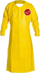 Dupont - 10 mil Thick Disposable & Chemical Resistant Apron - UNIV 26X52" YLW 12/PK TYCHEM2000 BIB APRN W/SLV - A1 Tooling