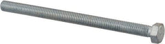 Value Collection - 3/8-16 UNC, 5-1/2" Length Under Head Hex Head Cap Screw - Fully Threaded, Grade 5 Steel, Zinc-Plated Finish, 9/16" Hex - A1 Tooling