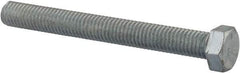 Value Collection - 1/2-13 UNC, 4-1/2" Length Under Head Hex Head Cap Screw - Fully Threaded, Grade 5 Steel, Zinc-Plated Finish, 3/4" Hex - A1 Tooling