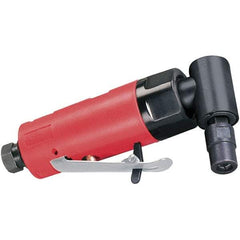 Dynabrade - 1/4" Collet, Angle Handle, Air Angle Die Grinder - 20,000 RPM, Rear Exhaust, 19 CFM, 0.2 hp, 90 psi, 1/4 NPT Inlet - A1 Tooling