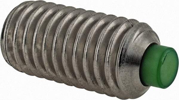 Made in USA - 1/2-13 UNC, 1" Length of Thread, Soft Tip Point Set Screw - Grade 18-8 Stainless Steel - A1 Tooling