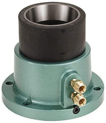 Eagle Rock - Series 5C Step, 2" Collet Capacity, Horizontal Standard Collet Holding Fixture - Air Activated, 5-1/2" Base Diam Width, 4-3/4" High - A1 Tooling