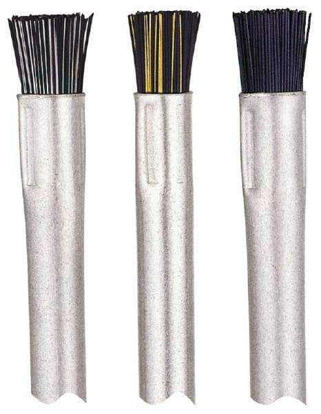 Gordon Brush - Parts Washer Flow-Through Brush - 1/2" Long, Nylon Bristles - A1 Tooling