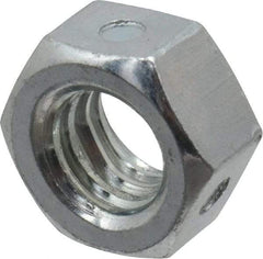 Value Collection - 5/16-18 UNC Grade 2 Two Way Lock Nut with Distorted Thread - 1/2" Width Across Flats, 17/64" High, Zinc-Plated Finish - A1 Tooling