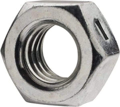 Value Collection - 7/16-14 UNC Grade 2 Two Way Lock Nut with Distorted Thread - 11/16" Width Across Flats, 3/8" High, Zinc-Plated Finish - A1 Tooling