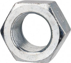 Value Collection - 7/8-14 UNF Grade 2 Two Way Lock Nut with Distorted Thread - 1-5/16" Width Across Flats, 3/4" High, Zinc-Plated Finish - A1 Tooling