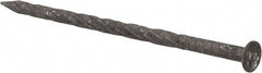 Value Collection - 12D, 10 Gauge, 3-1/4" OAL Decking Nails - Fluted Shank, Grade 2 Steel, Uncoated - A1 Tooling