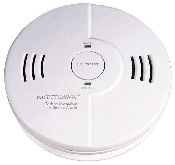 Kidde - 5-3/4 Inch Diameter, Smoke and Carbon Monoxide Alarm - 85 dB Decibel Rating, AA Battery Included, Indicating Light, Tamper Resistant - A1 Tooling