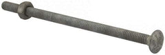 Value Collection - 1/4-20 UNC 5" Length Under Head, Standard Square Neck, Carriage Bolt - 1006-1050 Steel, Galvanized Zinc-Plated Finish - A1 Tooling