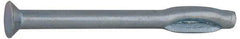 Value Collection - 1/4" Diam, 1/4" Drill, 2-1/2" OAL, 1-1/4" Min Embedment Split-Drive Concrete Anchor - Steel, Zinc-Plated Finish, Flat Head - A1 Tooling