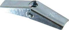 Value Collection - 3/16" Screw, 3/16" Diam, 3" Long, Toggle Bolt Drywall & Hollow Wall Anchor - 3/16" Drill, Zinc Plated, Steel, Use in Concrete, & Masonry, Hollow Tile, Plaster & Wallboard - A1 Tooling