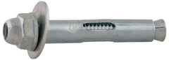 Value Collection - 1/4" Diam, 1/4" Drill, 5/8" OAL, 2-1/8" Min Embedment Sleeve Concrete Anchor - Steel, Zinc-Plated Finish, Acorn Nut Head - A1 Tooling